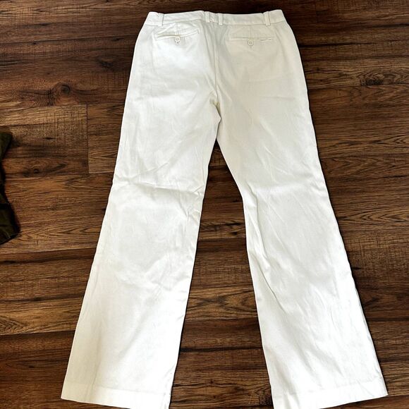 GAP Original White Stretch Flare pant Womens 6 - Picture 3 of 7